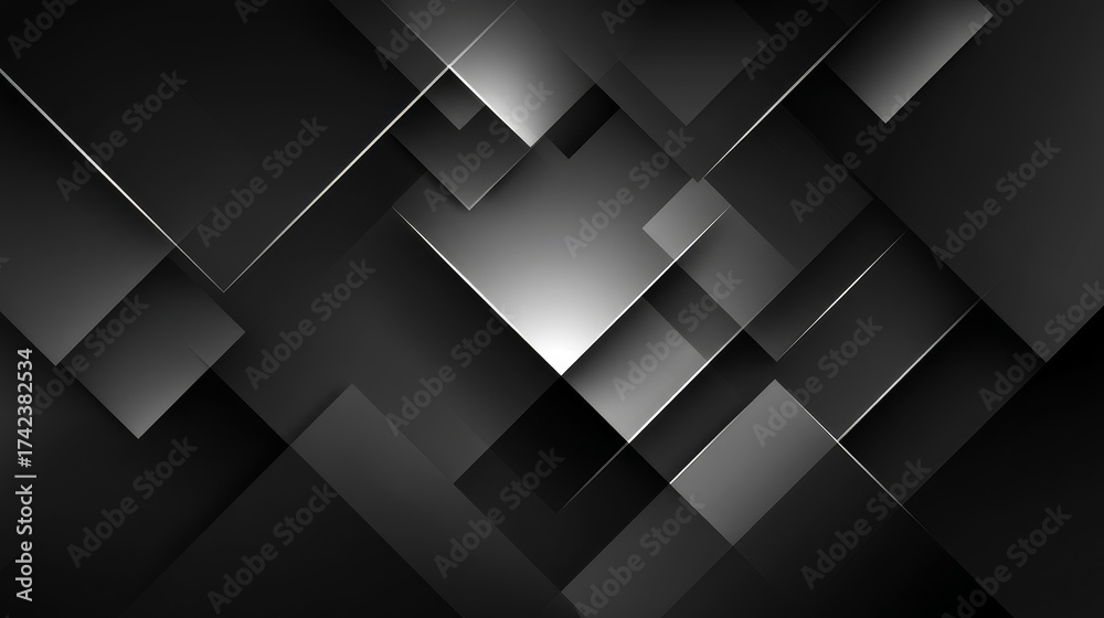 Fototapeta premium Art object for Black Friday, sales and promotions with a dark, black, colorful and effective theme. Luxury picture for advertising goods on the day of big discounts. Abstract background