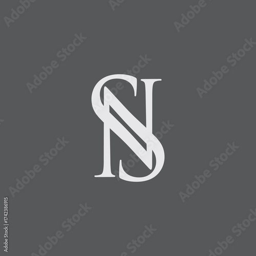 letter SN classic