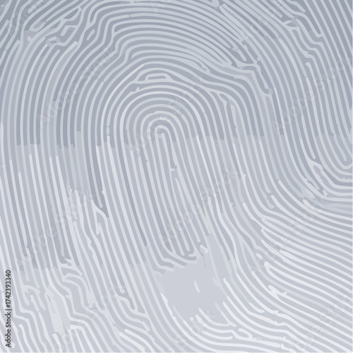Close up of a fingerprint pattern with intricate lines and curves.