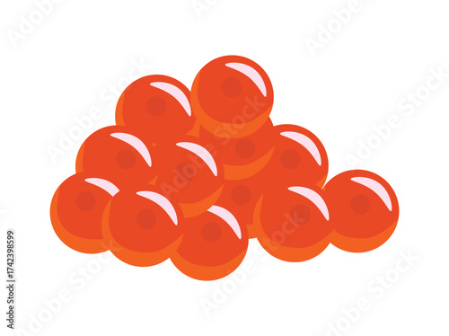 Salmon Eggs Illustration

