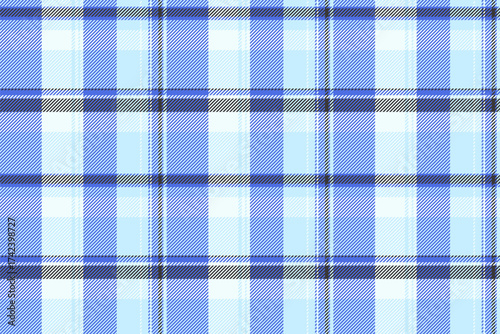 Panjabi texture tartan plaid, rectangle fabric textile pattern. Cultural vector background seamless check in light and blue colors.