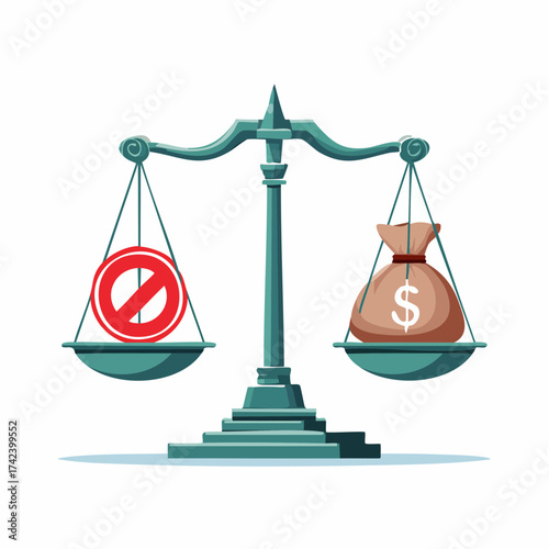Money Outweighs Prohibition on an Unbalanced Justice Scale