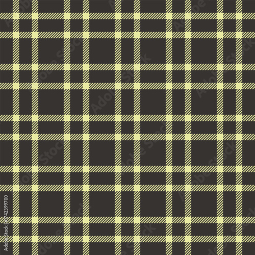 Classic plaid pattern in subdued tones. Seamless tartan design ideal for textile prints, backgrounds, or fashion inspiration. Versatile, timeless, and adaptable.