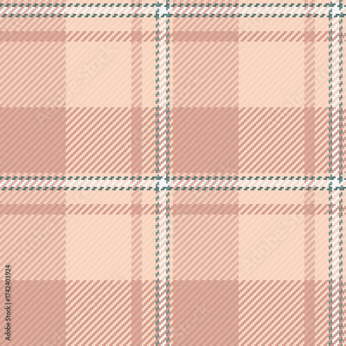 Kind vector background textile, cultural plaid fabric tartan. Advertising pattern texture check seamless in light and red colors.