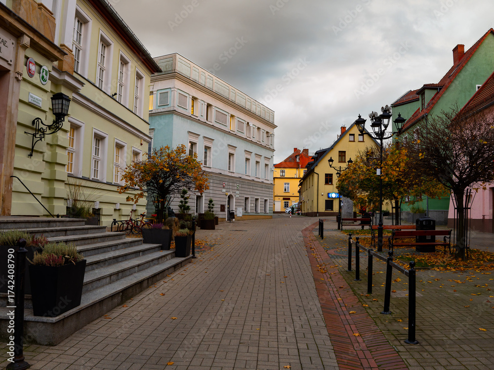Naklejka premium 2024-10-28; city government building. Kowary. Poland