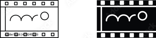animation  icon vector graphic illustration  with white background flat hand made icon fill icon .