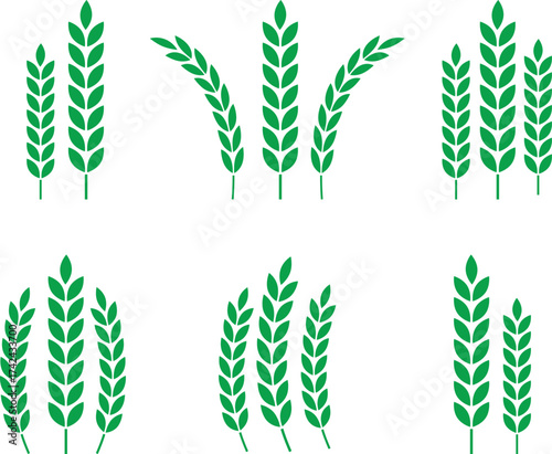  Grain & Heat Vector Icons – Farm, Agriculture and Crop Symbol Collection.
