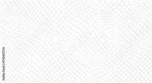 Elegant white reptilian textured surface, subtle scales pattern design background for design and