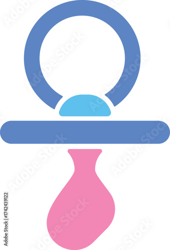 pacifier icon suitable for Parenting blogs, maternity stores, clinics
