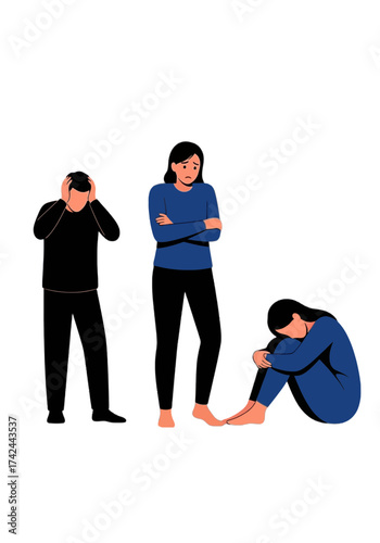 People With Mental Health Problems and Negative Emotions