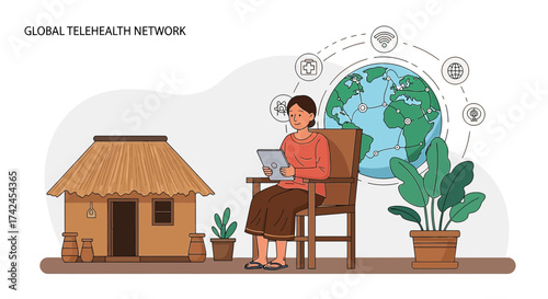 Empowering rural health through global digital connectivity with telemedicine solutions