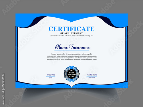 professional Certificate Text Samples design