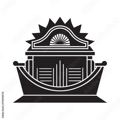 Ark Of Covenant Religious Icon Silhouette