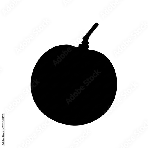 3d render of a bomb on a red background