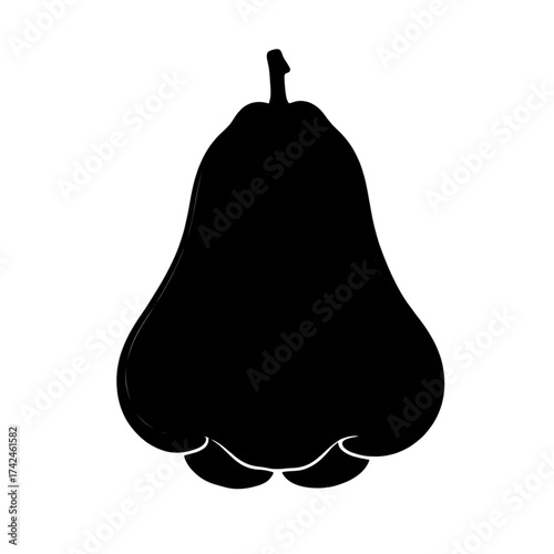 pear on white background