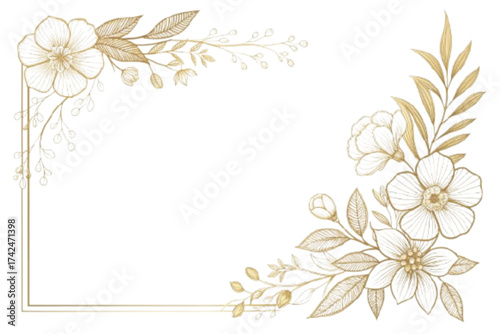 floral background with place for your text