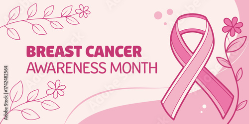 Pink Ribbon, Breast Cancer Awareness Month
