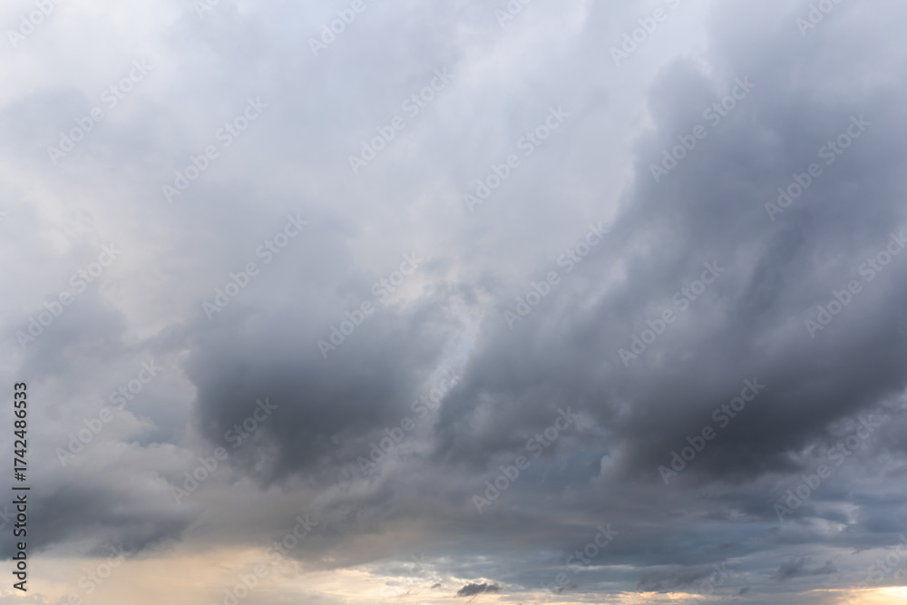 Obraz premium Beautiful sky with cloud landscape 