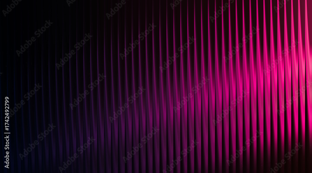 Fototapeta premium Abstract background with pink light and vertical lines for wallpaper use