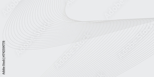 Aesthetic modern Abstract vector background with black wavy lines. EPS10