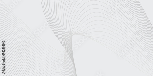 Aesthetic modern Abstract vector background with black wavy lines. EPS10