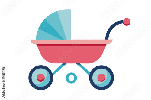 baby carriage vector illustration