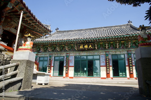 Schilderij op canvas Temple Courtyard at Seongsan