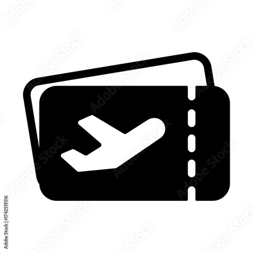 Plane Ticket Icon