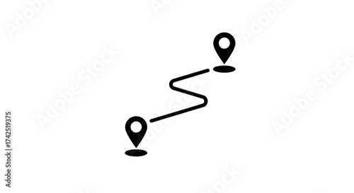 Navigating the Route: A Clear Path Between Two Points for Destinations