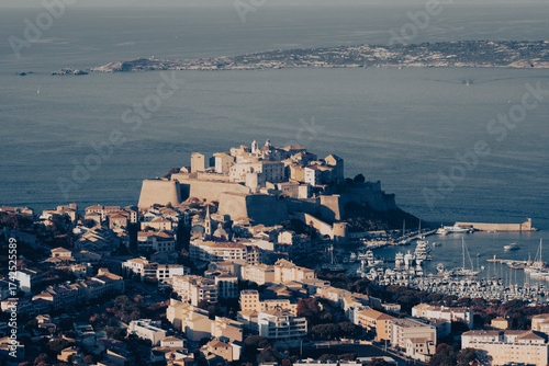 Calvi en Corse vue du ciel