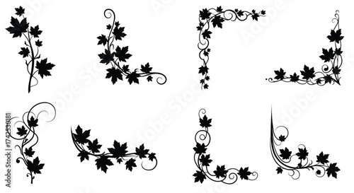 Simple black and white illustration of two magic wands with stars