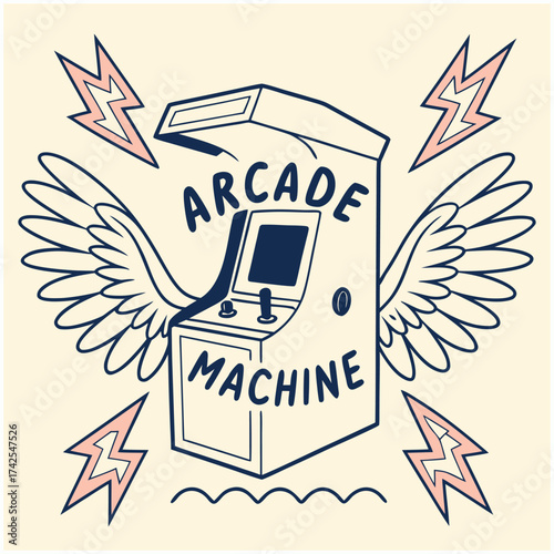 Retro Gamer Vibes T-shirt design