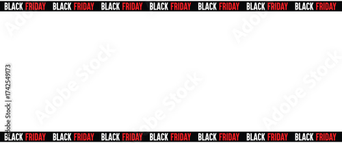 ribbons for black friday sale transparent png or isolated on white background, Crossed ribbons. Big sale. Graphic elements. Vector illustration