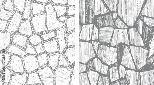 grunge wooden texture Crackle Paint Overlay | Black and White Grunge Vector Texture with Cracks, Stains, set and Splashes vectors design on transparent background.