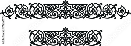 Ethnic ornament pattern. Vector illustration. From collection of ancient russian ornaments