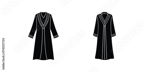 kaftan sketch silhouette icon vector illustration