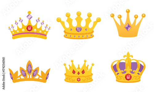 Royal crown flat set