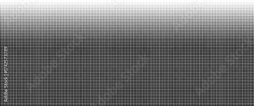 Dotted halftone gradient texture. Fading polka dot background. Repeated dots gradation pattern background. Black vanishing comic pop art overlay backdrop. Halftone raster effect wallpaper. Vector