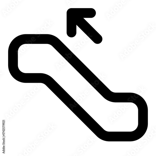 Station outline icon set