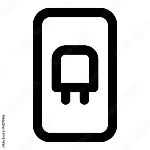 Station outline icon set