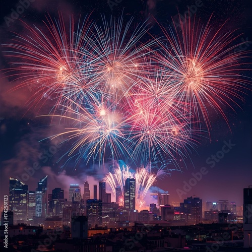 New Year, a joyful festival to welcome the new year.