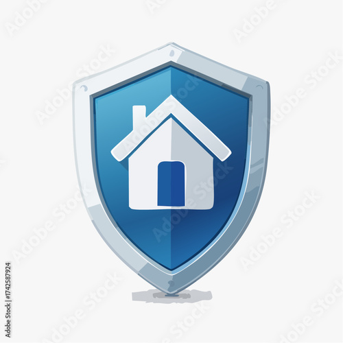 Protect Your Dream Home with Confidence A shield symbolizing safety, security, and peace of mind for homeowners and renters insurance solutions