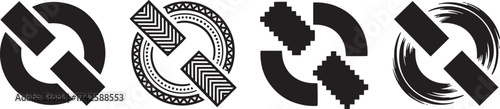 Refresh icon set, reload symbol, update arrow, circular process, repeat sign