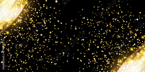 Gold, silver, and bronze award podiums on a sparkling black background. Shiny winner platforms for first, second, and third place with glitter and lights. Eps10