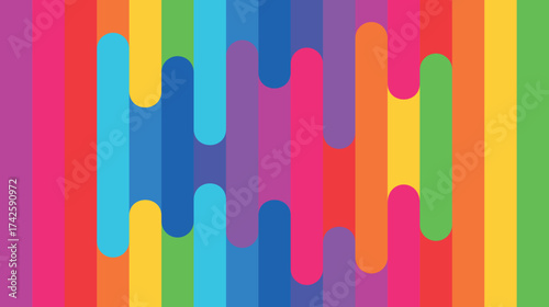 colored abstraction of liquid rainbow smudges, LGBT colors on a transparent background in the form of stripes, colored pencils and paints, thick strokes of paint