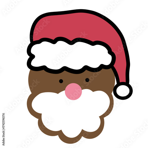 santa claus cartoon vector illustration