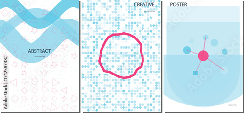 Elegant Minimalist Gradient Vector Poster Design Background for Corporate Flyers, Marketing Brochures, and Web Banners