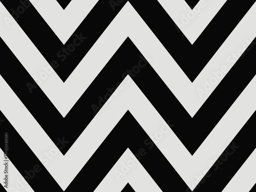 Striking black and white geometric zigzag pattern digital illustration scalable vector graphic vector