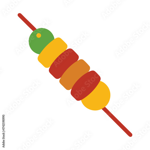 candy corn isolated on white background