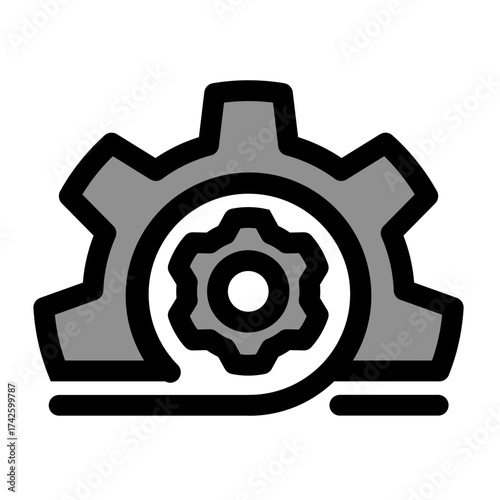 This modern icon symbolizes agile methodology and teamwork in project management. Perfect for representing efficiency and collaboration in scrum projects.